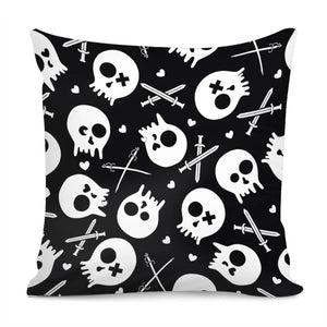 Skull Pillow Cover