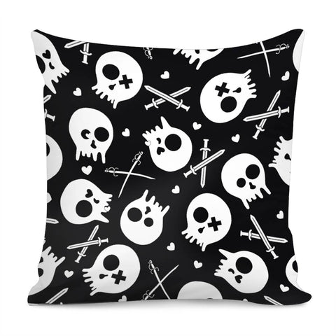 Image of Skull Pillow Cover