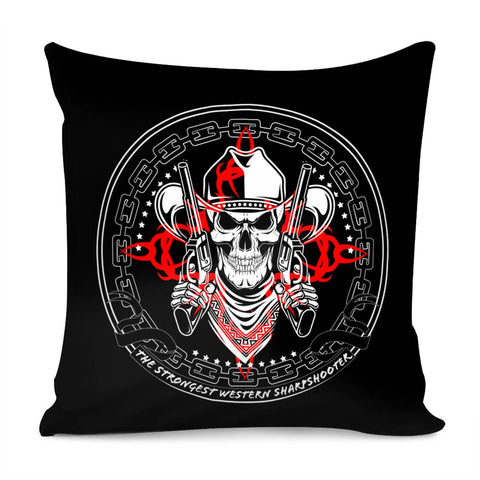 Image of Skull Pillow Cover