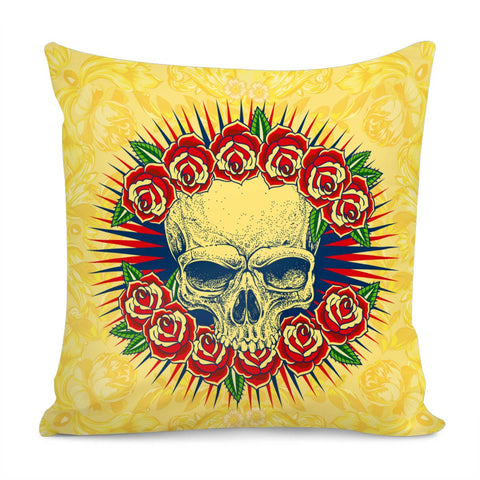 Image of Skull Pillow Cover