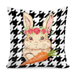 Rabbit Pillow Cover