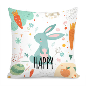 Rabbit Pillow Cover