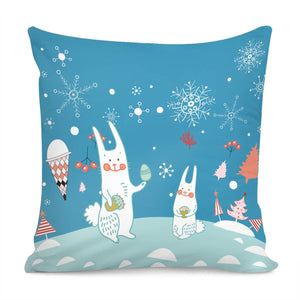 Rabbit Pillow Cover