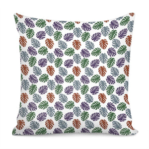 Glitter Monstera Pillow Cover