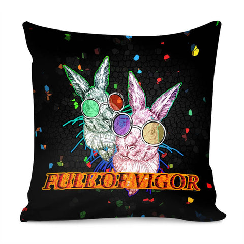 Image of Rabbit Pillow Cover