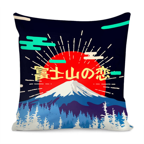 Image of Mount Fuji Pillow Cover