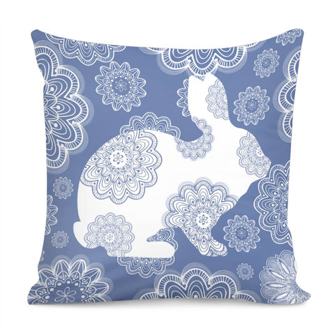 Image of Rabbit Pillow Cover