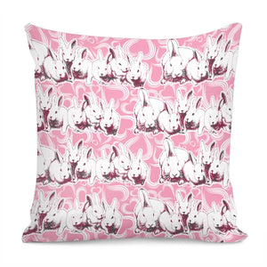 Rabbit Pillow Cover