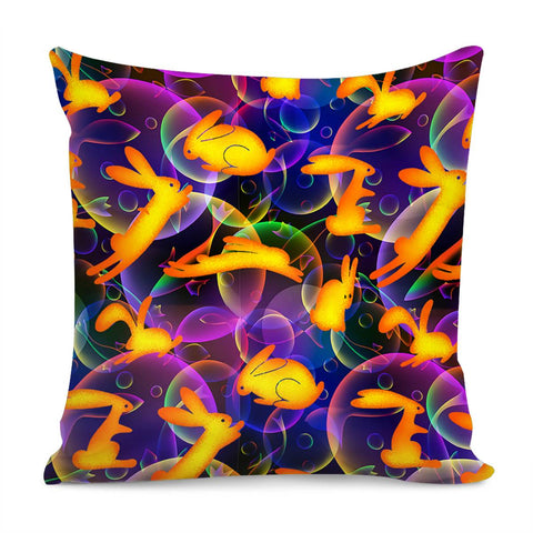 Image of Rabbit Pillow Cover