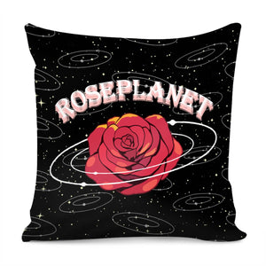 Rose And The Universe Pillow Cover