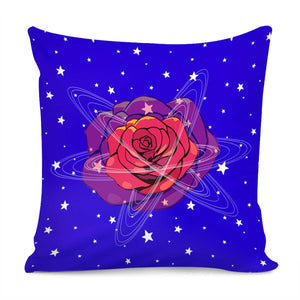 Rose And The Universe Pillow Cover