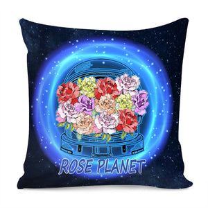 Rose And The Universe Pillow Cover