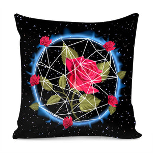 Rose And The Universe Pillow Cover