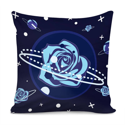 Image of Rose And The Universe Pillow Cover