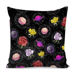 Rose And The Universe Pillow Cover