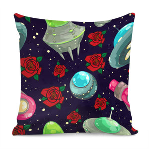 Rose And The Universe Pillow Cover