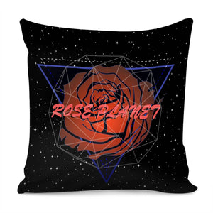 Rose And The Universe Pillow Cover