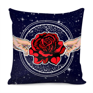 Rose And The Universe Pillow Cover