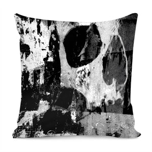 Ripped Skull Pillow Cover