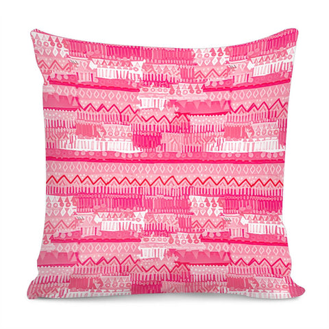 Image of Pink Ethnic Pillow Cover