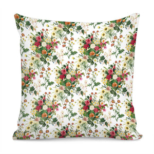 Vintage Flowers Pillow Cover