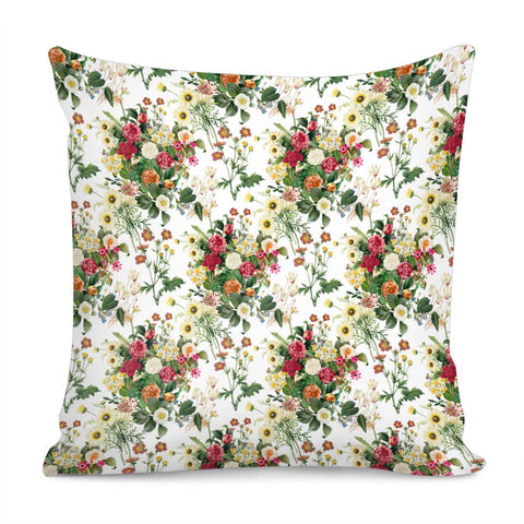 Image of Vintage Flowers Pillow Cover