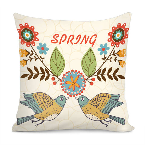 Image of Bird Pillow Cover