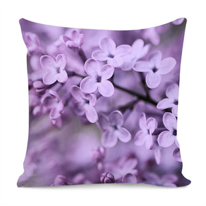 Lilac Flowers Pillow Cover