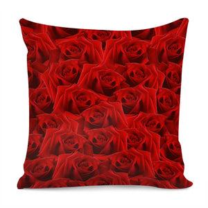 Romantic Red Rose Pillow Cover