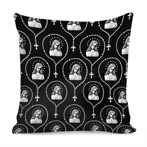 Di00116 Virgin Mary Pillow Cover