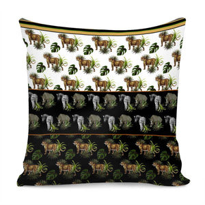 African Animals Pillow Cover