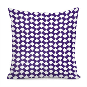 Purple Petals Pattern Pillow Cover