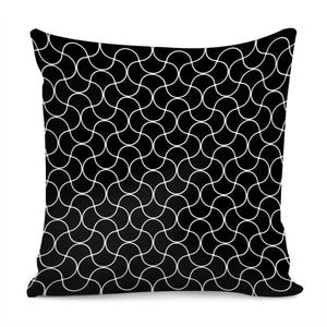 Waves Puzzle Net Pattern Pillow Cover