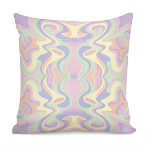 Abstract Pastel Colors Pillow Cover