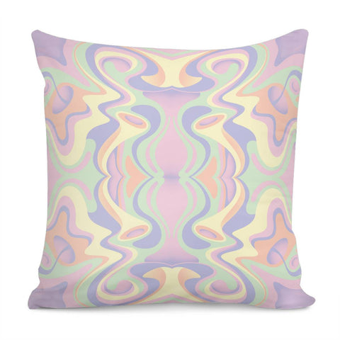 Image of Abstract Pastel Colors Pillow Cover