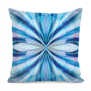 Abstract Blue Pillow Cover