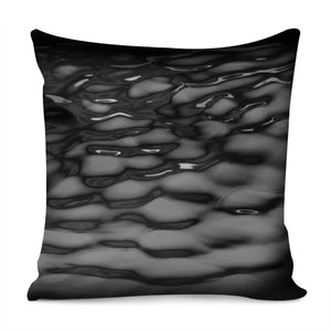 Black And White Water Pillow Cover