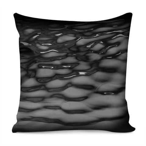 Image of Black And White Water Pillow Cover