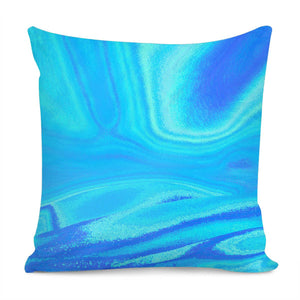 Blue Waves Pillow Cover