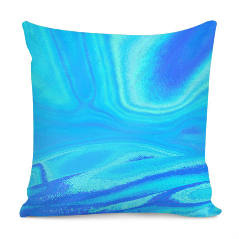 Image of Blue Waves Pillow Cover