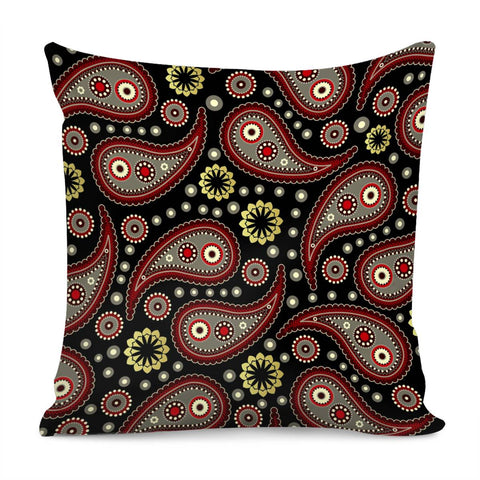 Image of Paisley Flower Pillow Cover