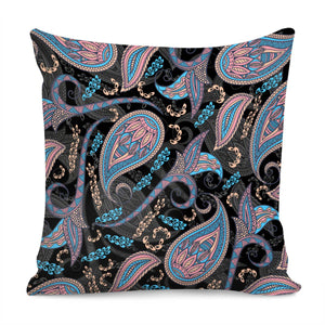 Paisley Flower Pillow Cover