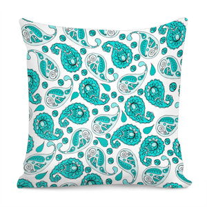 Paisley Flower Pillow Cover