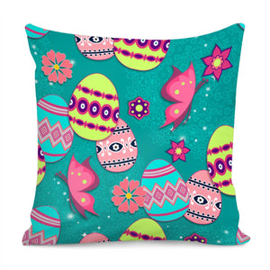 Easter Eggs Pillow Cover