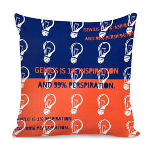 Thomas Alva Edison Quotations Pillow Cover