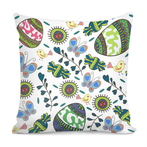 Easter Eggs Pillow Cover