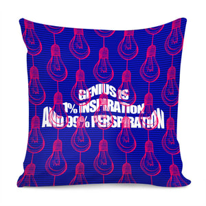 Thomas Alva Edison Quotations Pillow Cover