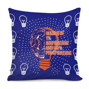 Thomas Alva Edison Quotations Pillow Cover