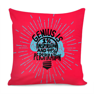 Thomas Alva Edison Quotations Pillow Cover