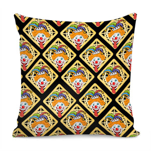 Di00119 Clown Pillow Cover